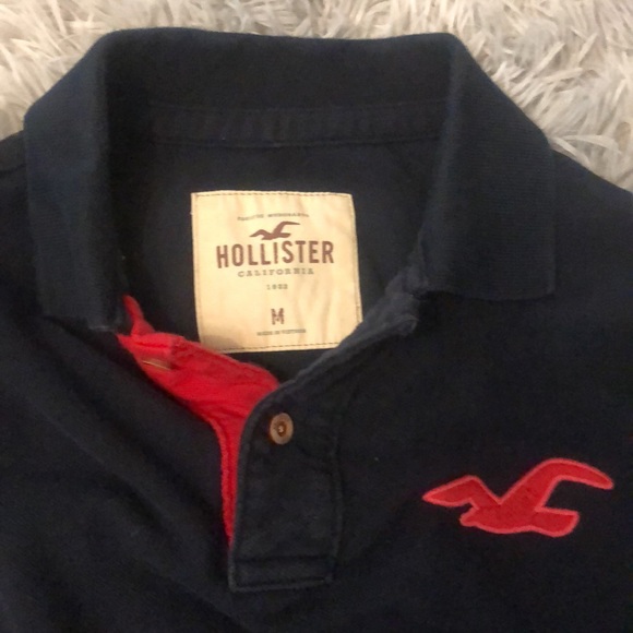 Hollister Men's Polo Shirt - DRY CLEANED - Picture 4 of 5